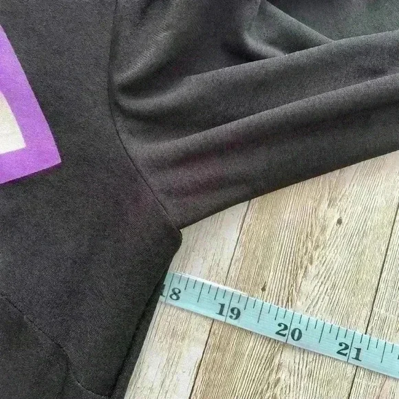 Gabby Skye Womens Midi Dress Long Sleeve Striped Print Colorful Size 10 keyhole - Picture 6 of 8